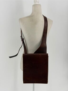 Vintage Village Tannery Genuine Leather HandMade Crossbody Messenger Bag Medium